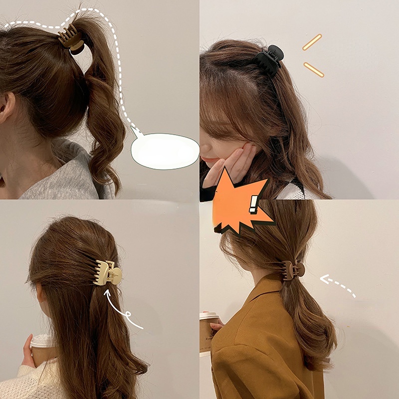 Jepit Rambut Ponytail Ukuran Kecil Gaya Korea Untuk Wanita