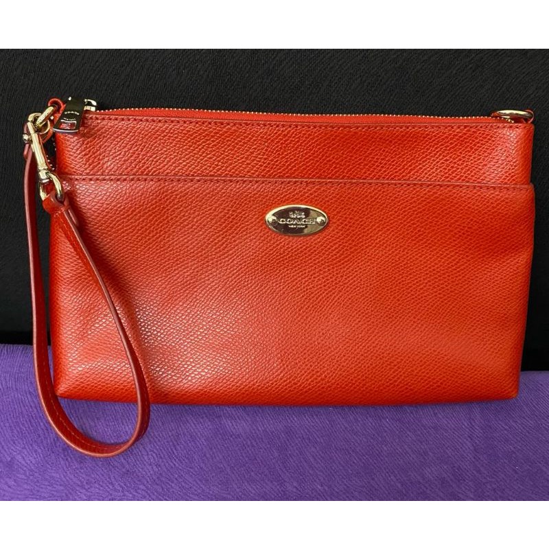 clutch wanita Coach original