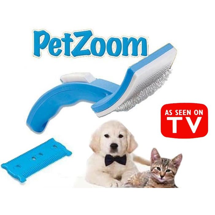 Pet ZOOM/ Sisir Anjing/ Sisir Kucing/ Sisir Binatang/ Grooming