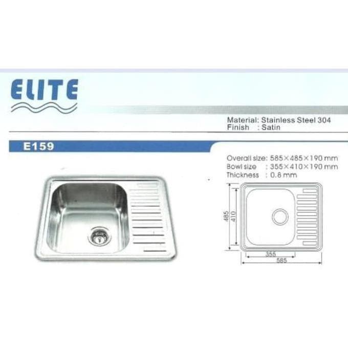 Sink Elite E 159 HARGA PROMO