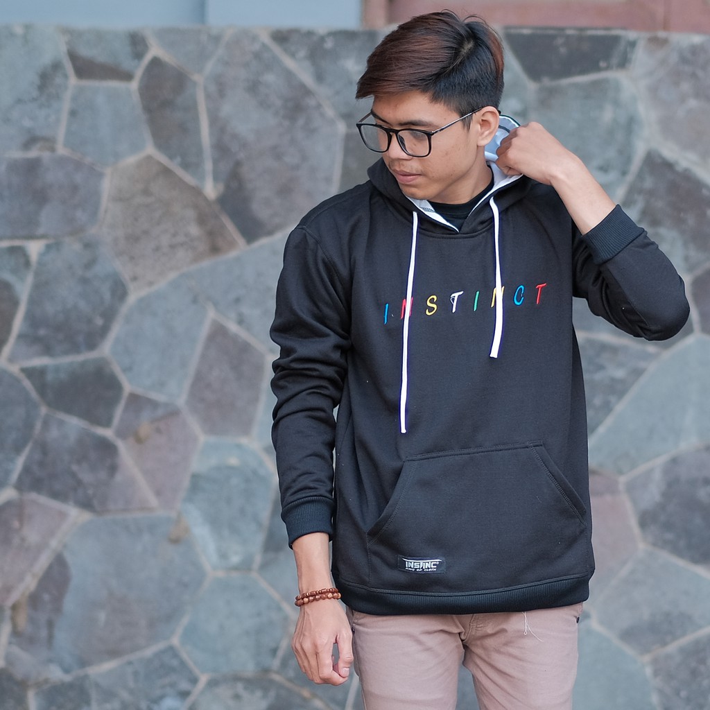 INSTINCT JAKET SWEATER HOODIE  RAINBOW