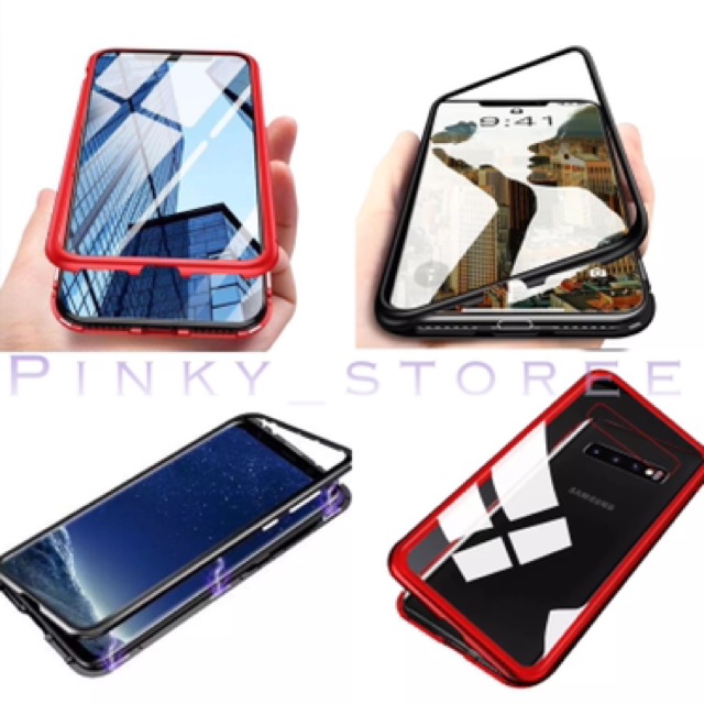 Magnetic Case For Xiaomi Redmi Note 7/ Redmi Note 8/ Redmi Note 8pro/ Redmi K30 Case Magnet Glass