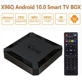 X96Q 2GB/16GB Android TV Box  Allwinner H313 Quad Core 4K 2.4G Wifi android 10