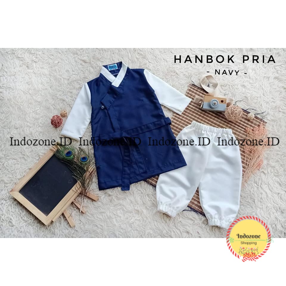 PAKAIAN TRADISIONAL KOREA BAJU ADAT HANBOK ANAK LAKI-LAKI SIZE 0 -10 TAHUN