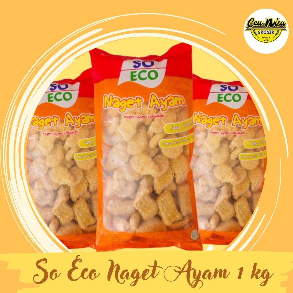 

TERLARIS!!! NUGGET AYAM SO ECO BERAT 1KG