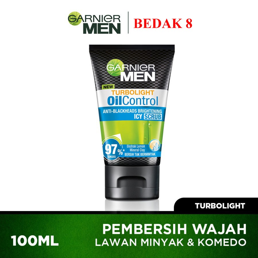 Garnier Foam Men 100ml |Acno Fight 12 in 1|Icy Scrub|Acno Wasabi|Cooling