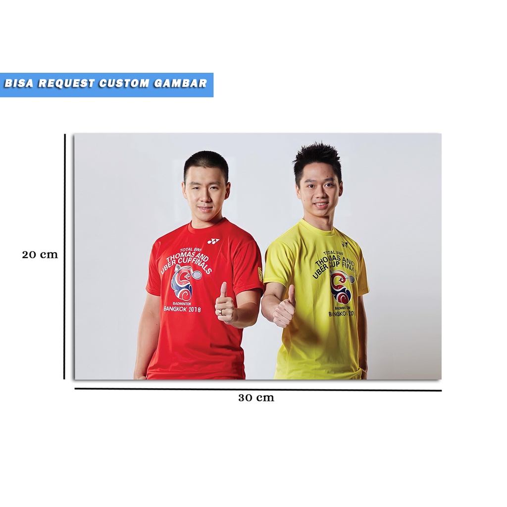 Poster Kayu Kevin Sanjaya/Hiasan DInding Kayu/Wall Decor/Poster Kevin Sanjaya