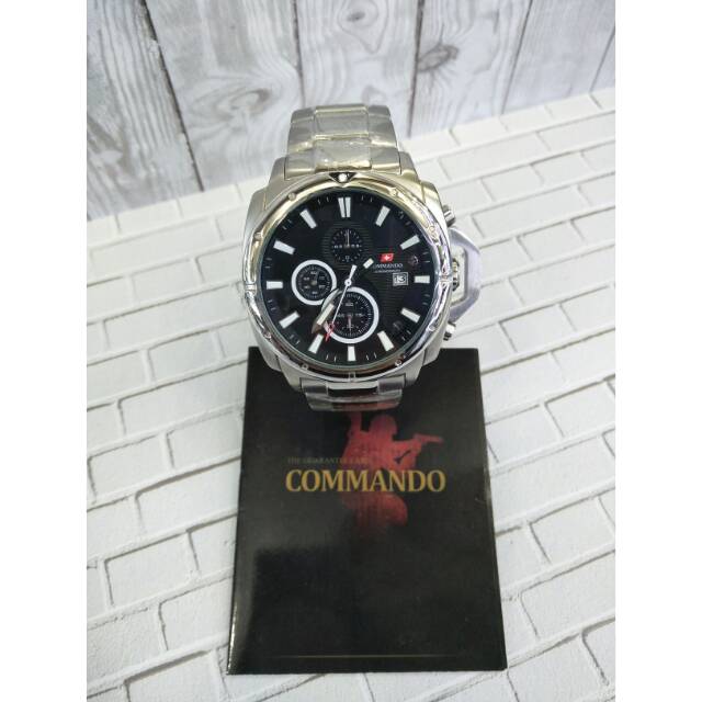 Jam tangan SW*SS COMMANDO PRIA