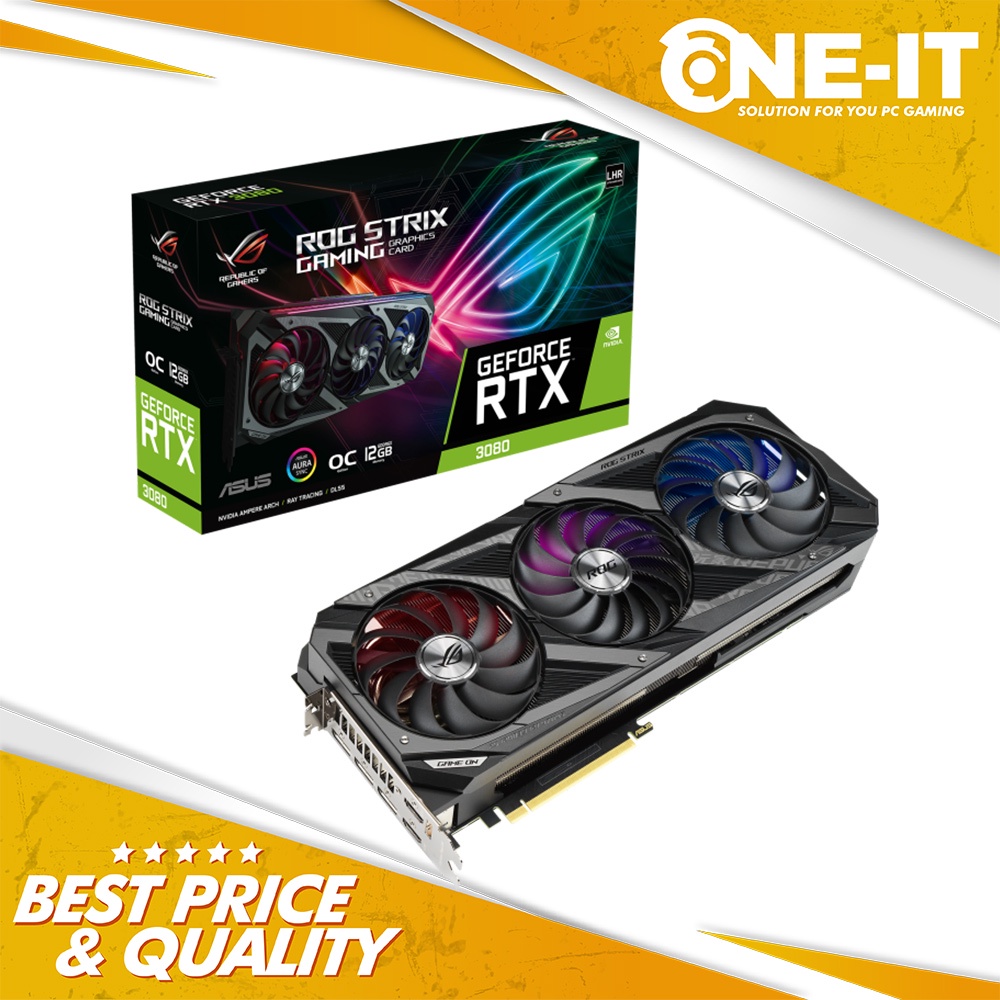 VGA ASUS ROG Strix GeForce RTX 3080 OC 12G 12GB GDDR6X