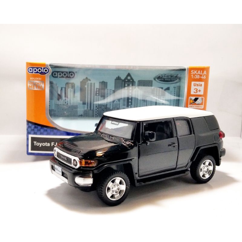 Apolo msz diecast Toyota Fj Cruiser hitam