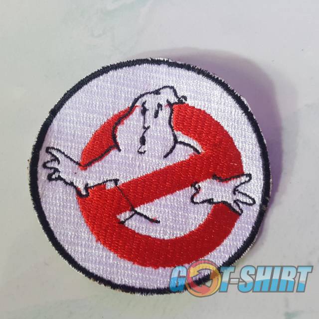 emblem patch bordir ghostbuster