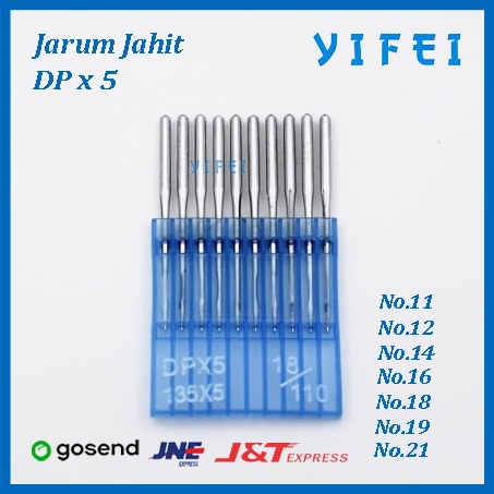 Jarum Jahit highspeed DALI DPX5/Jarum jarum dua/jarum lubang kancing - 11