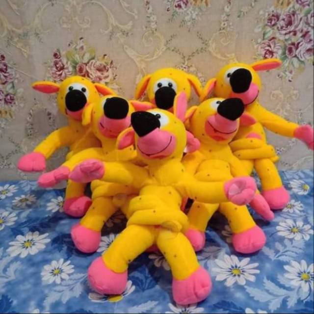 Boneka marsupilami tempel kaca