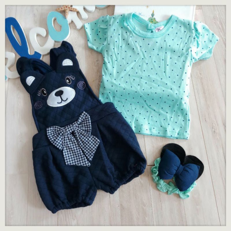 [0-18 bulan] Setelan bayi GI103 Baju bayi Perempuan Celana kodok Jumpsuit overall / Setelan Overall Anak Perempuan lucu FREE BANDO / SETELAN BAJU KAOS DAN OVERALL KODOK MOTIF UNICORN LUCU BESTSELLER FASHION ANAK BAYI CEWEK PERGI JALAN