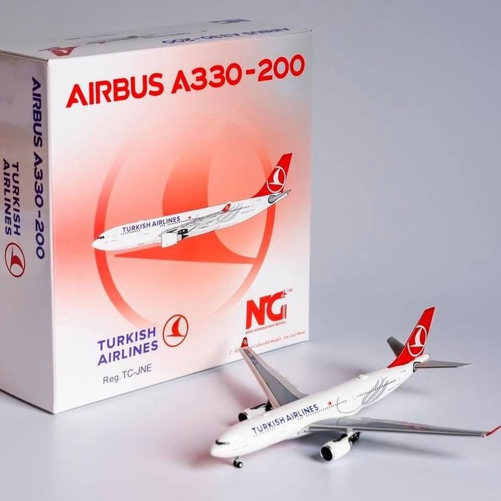 Diecast Turkish Airlines A330-200 TC-JNE NG Model 1:400