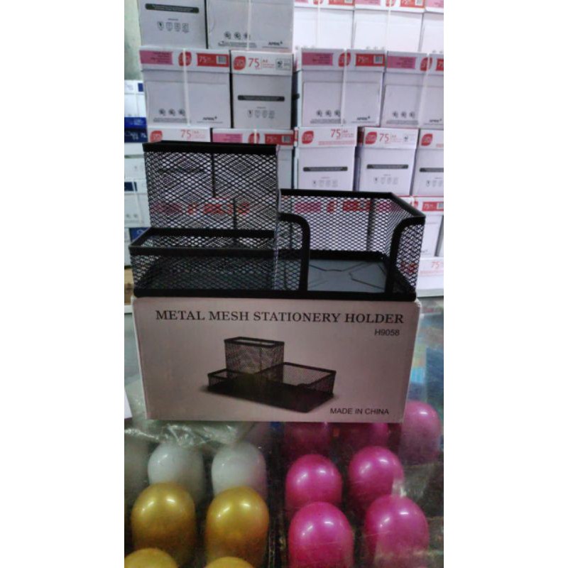 

Tempat Pulpen /Tempat ATK Besi Jaring Joyko H9058 3/8312B