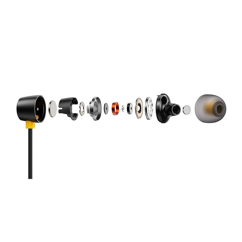 Headset Realme magnet Buds 2 handsfree stereo bass Earphone magnetic headphone original oem terlaris-5