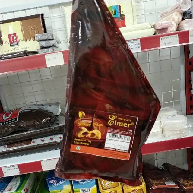 

Elmer coklat filling 1kg selai chocolate isian roti