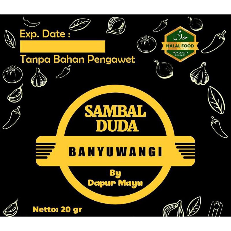 

sambal sachet