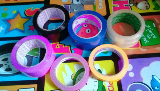 Bakery Tape Daimaru Isolasi Lakban Perekat Roti Warna Vegetable Tape