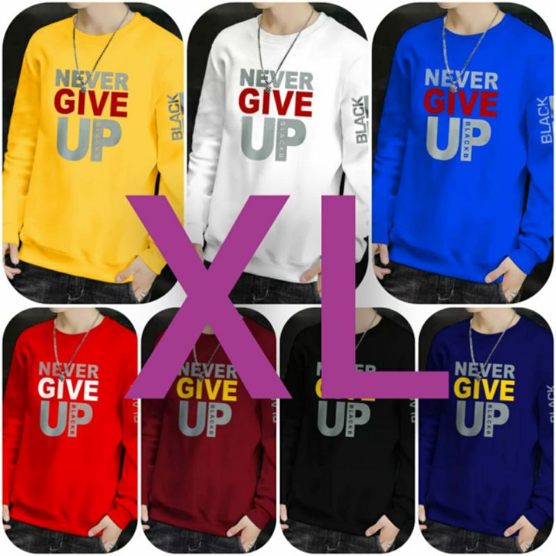 COD//DS//BAJU NEVER GIVE UP ( XL )