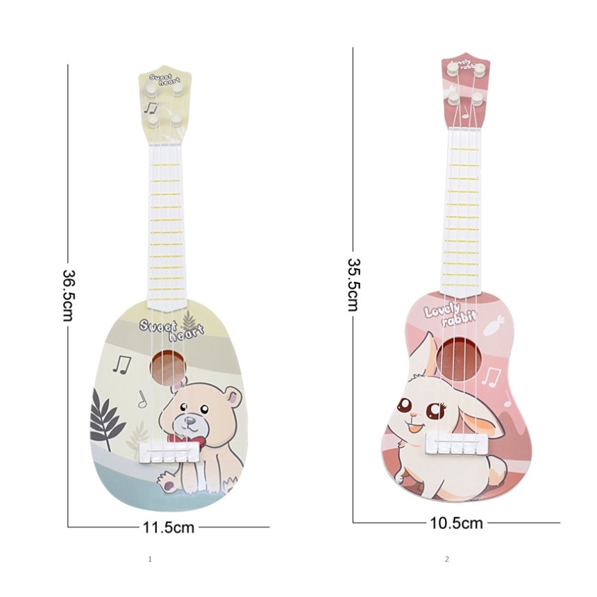 Mainan Gitar Ukulele Anak / Kado Mainan Anak Gitar Alat Musik Anak Mainan Edukasi Anak-8
