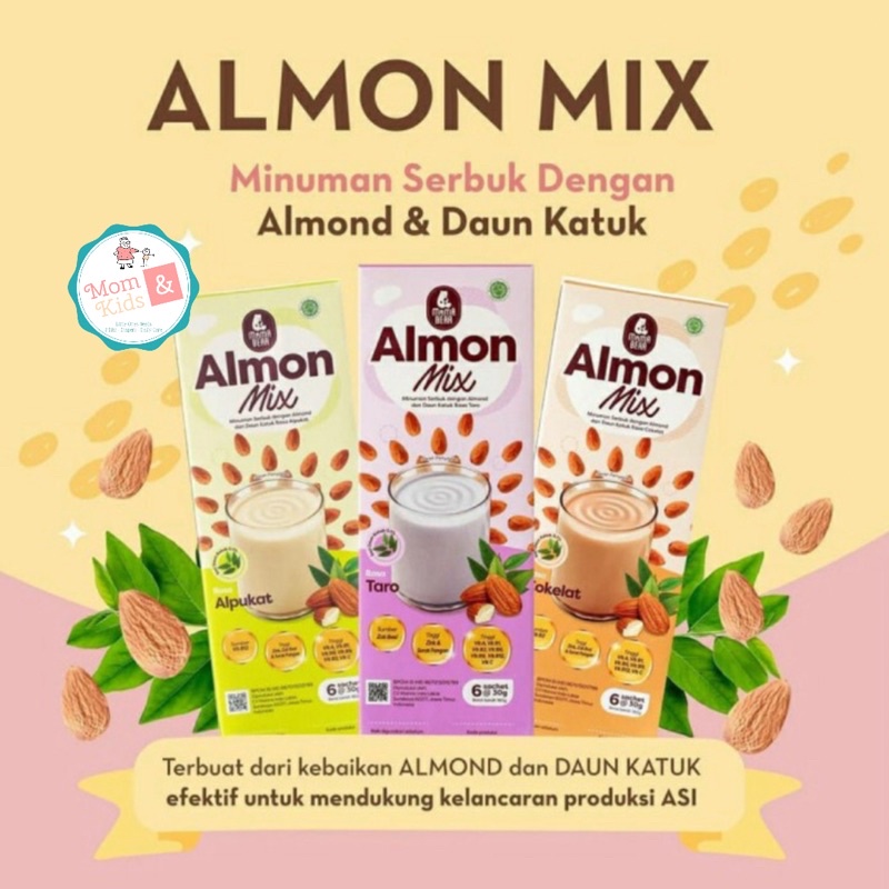 Mama Bear Almon Mix Pelancar ASI 180gr | MamaBear AlmonMix ASI Booster