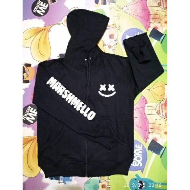 jaket anak marshmello  smile