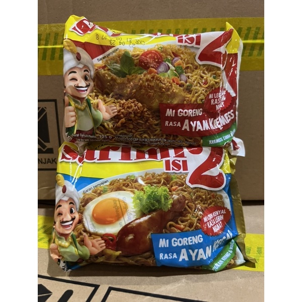 

Sarimi isi 2 goreng kecap / kremes