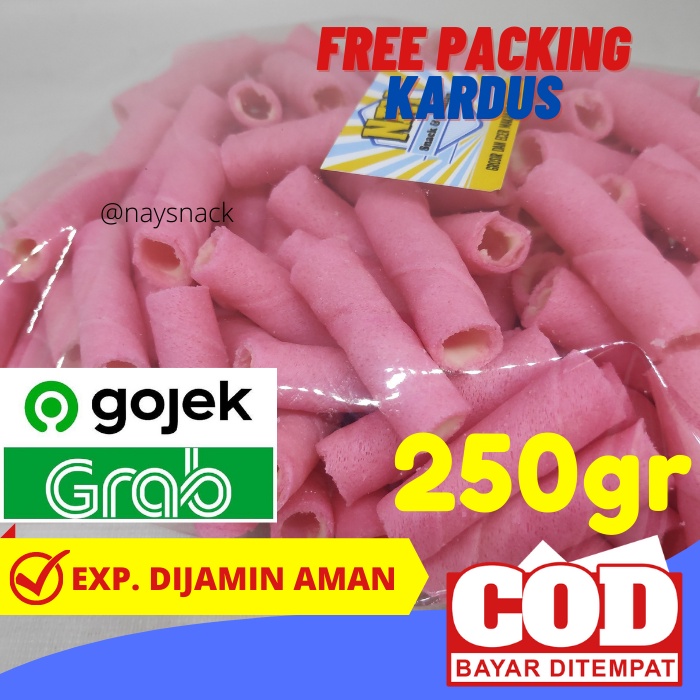 

Astor Kaleng Kiloan Mini Barcelona Rasa Strawberry Isi Bersih 250 gr Snack Cemilan Makanan Ringan