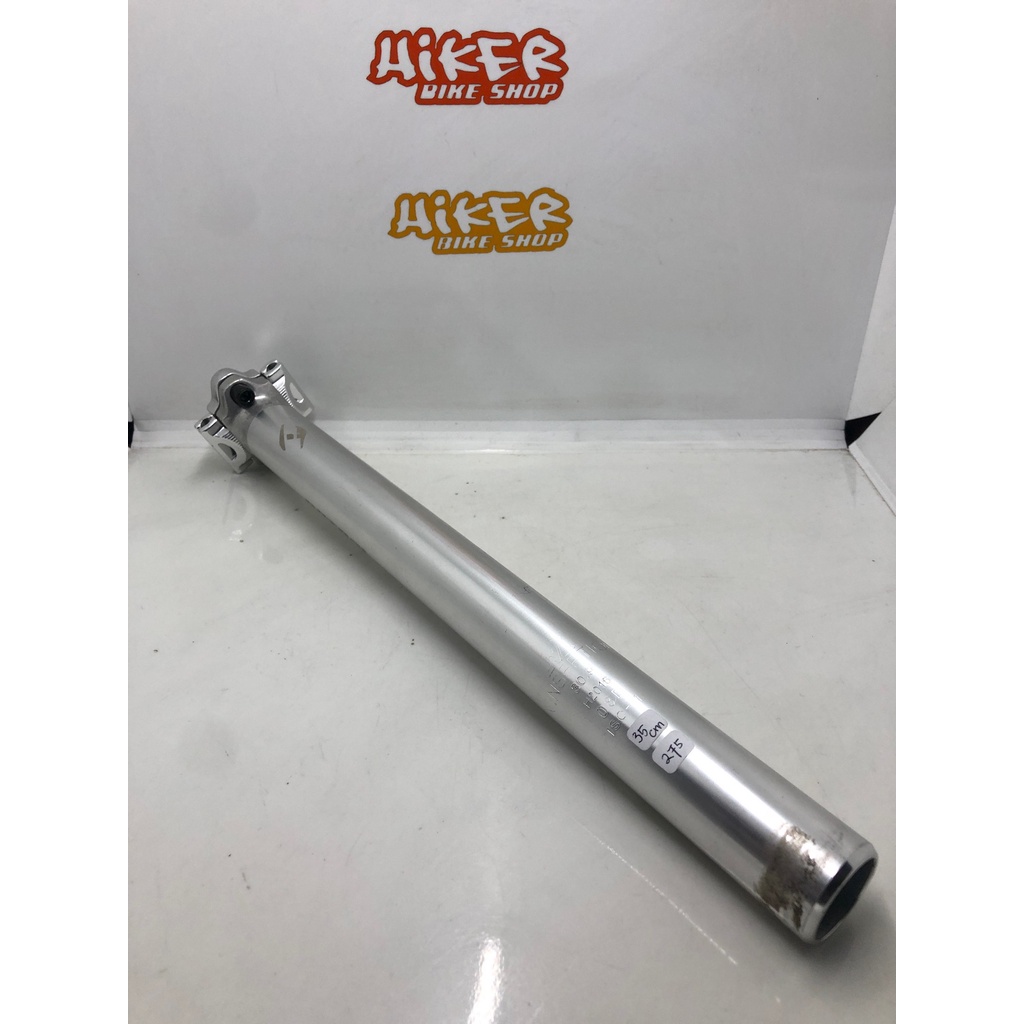Seatpost Tiang Jok Mtb Sepeda Lipat Road Patrol Raw Silver Diameter 30.9mm Panjang 35cm Bahan Alloy 