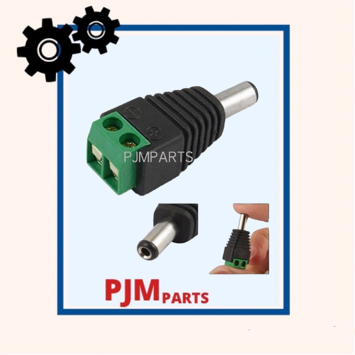 konektor jack male jantan adaptor serbaguna pompa dc 12v