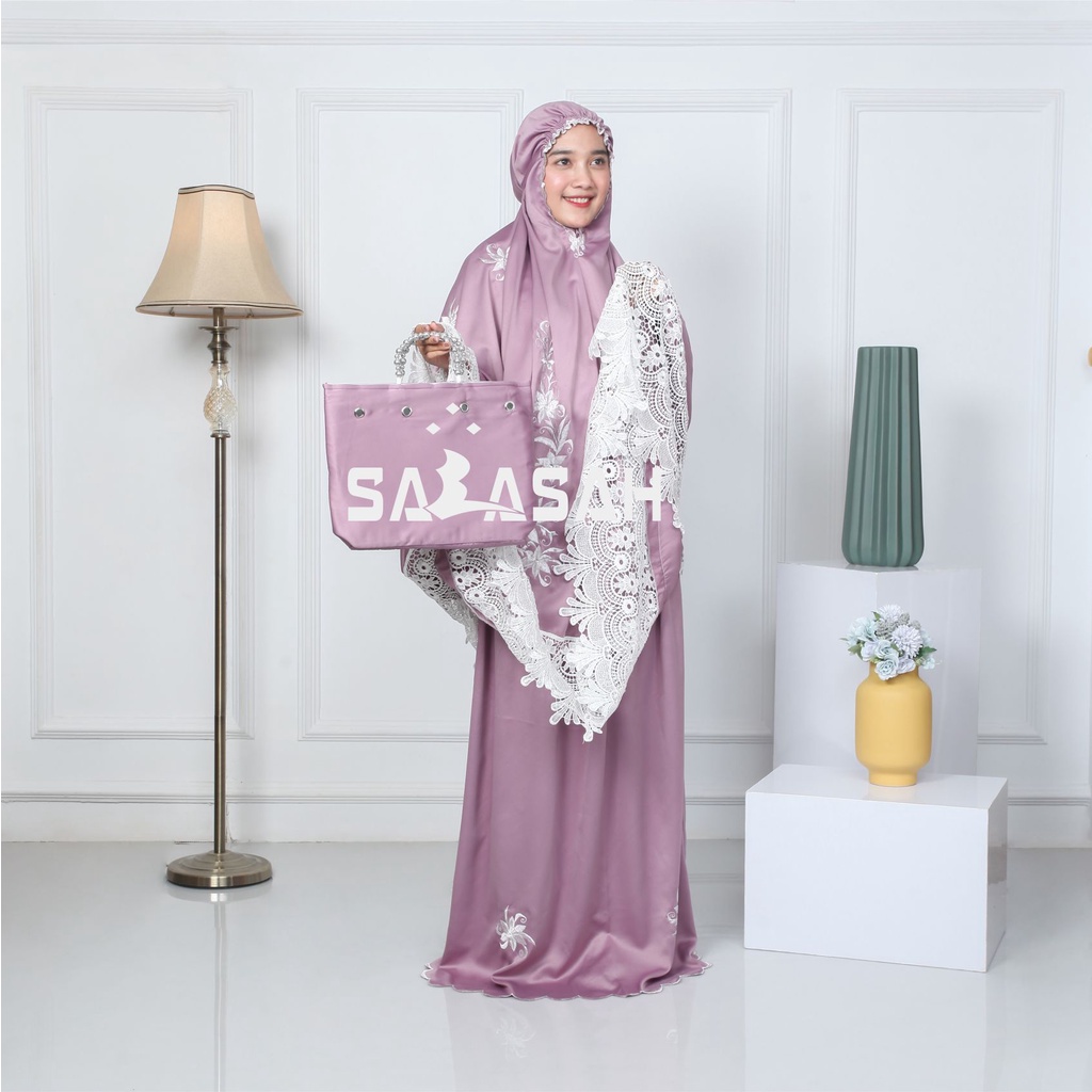 COD mukena dewasa jumbo Bordir mewah Best Seller 2021