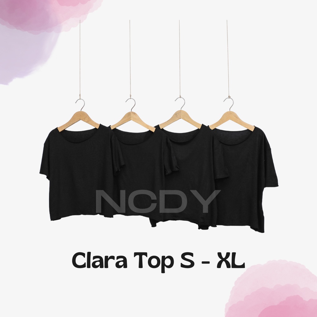 NCDY Clara Crop Top Atasan Wanita Unfinish