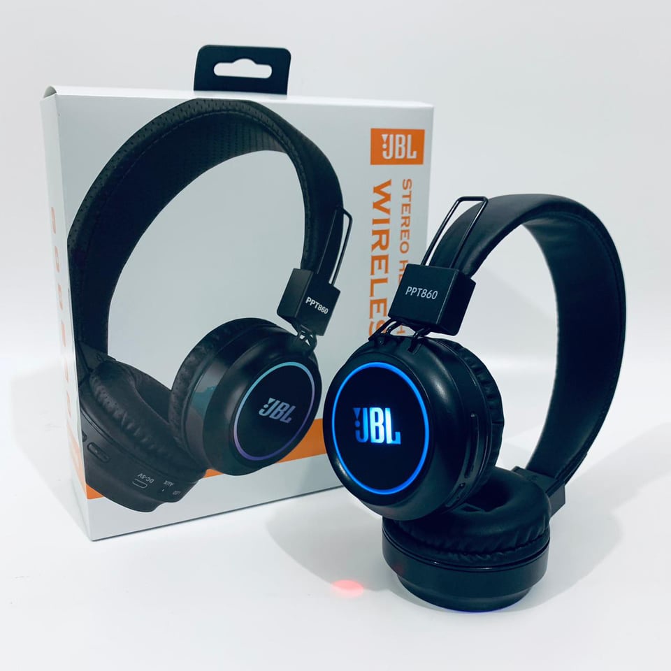 Headphone Bluetooth LED PPT 860 bass mantap