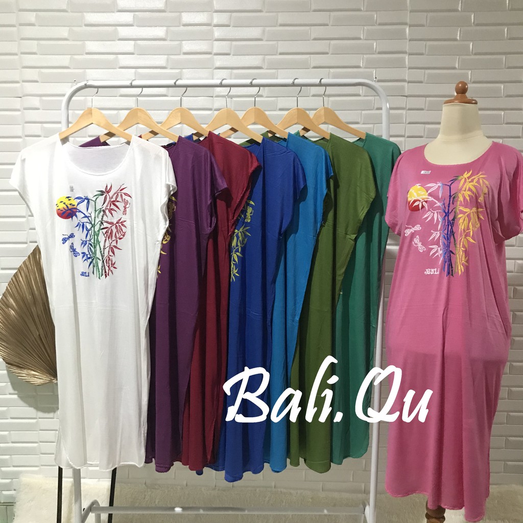 Daster Bambu Jumbo Bali Kain halus Shopee Indonesia