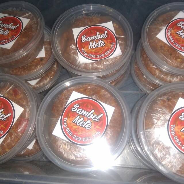 

Sambal kacang mete/sambal pecel 200 gr