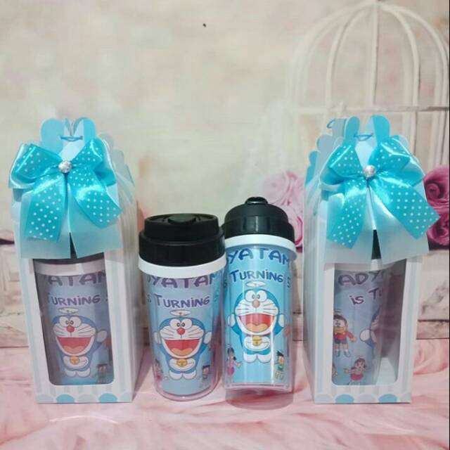 Tumbler Custom packaging dus motif