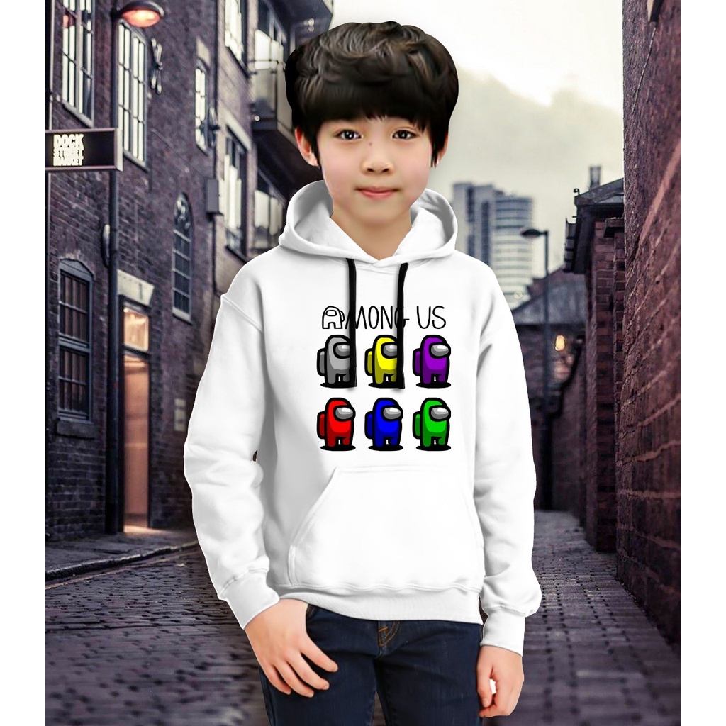 Jaket Anak Laki Laki/Jaket Anak Terbaru/Hoodie Anak Anong Pelangi  Gaming Bahan Fleece Tebal 4-11 TAHUN