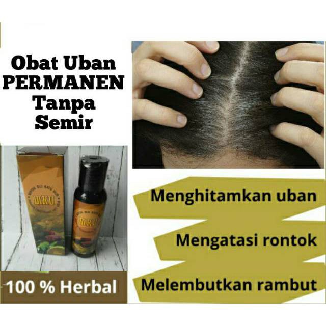 Obat penghilang Anti Uban Penghitam Rambut  ASLI Mujarab Ampuh Minyak Balitung Kayu Ulin Kalimantan
