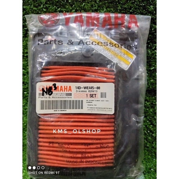 Filter Udara Saringan Udara Mio Soul Karbu Fino Carbu Asli Yamaha 14D-WE445-00