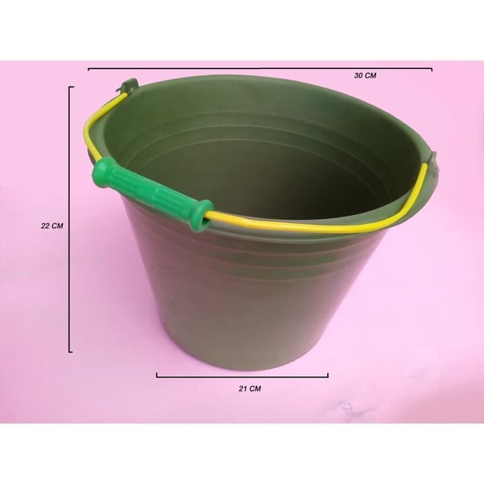 EMBER COR HIJAU PLASTIK