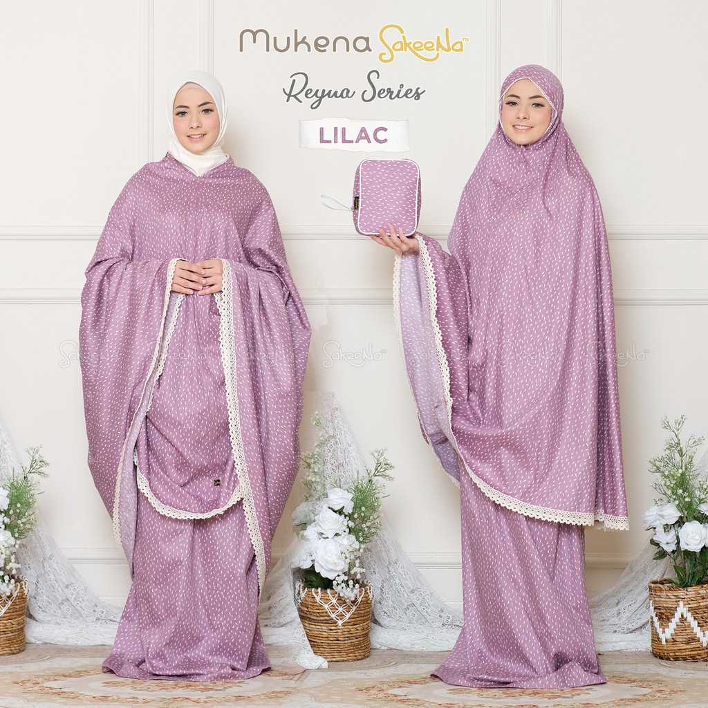 MUKENA SAKEENA - Reyna Series 2 in 1 Katun Jepang