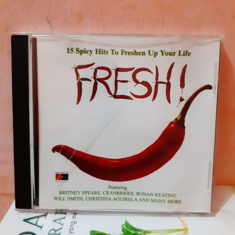CD Original FRESH . 15 Spicy Hits To Freshen Up Your Life .