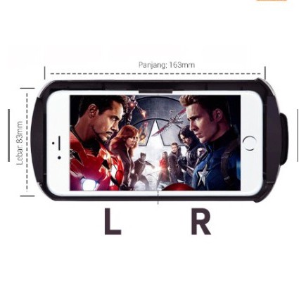 Virtual 3D Reality Glasses VR Box Smartphone [import.acc]