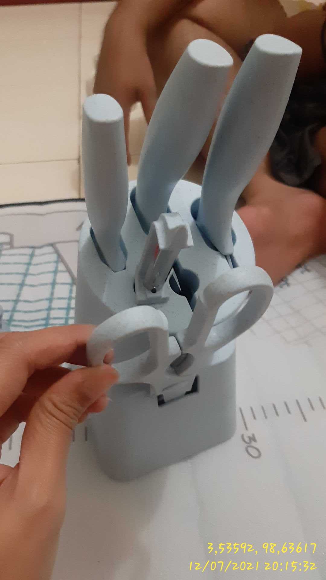 Set Pisau / Knife Set Fruit Bread Knife 6in1 Pisau Set Stainless Dilapis Anti Lengket