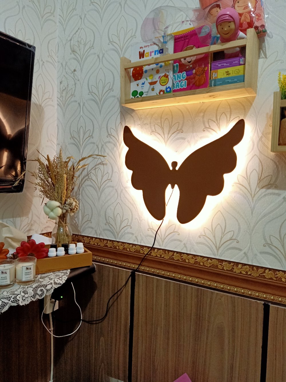 Lampu Dinding Ukuran Besar Dekorasi Dinding Lampu Tidur Lampu Belajar Hiasan Dinding Kamar Anak