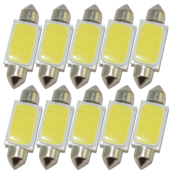 Cuci Gudang Lampu Interior Mobil LED COB Dome Light c5w BA9S 1 PCS - 31mm