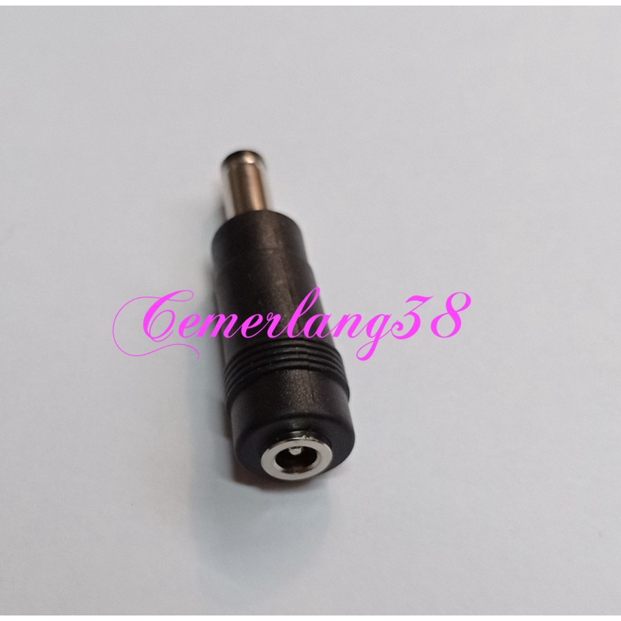 Sambungan Jack DC (K-B) 4.0 x 1.7 mm to 5.0 x 2.5 mm/Female to Male