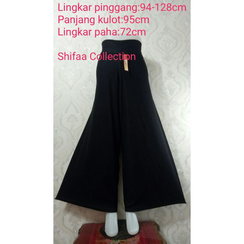 Celana Kulot Denim Celup Gramasi 320 (BB 70-100 Kg / Super Jumbo)